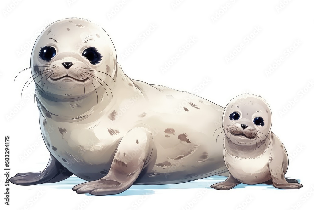 Baby Seals. Baby Seals.