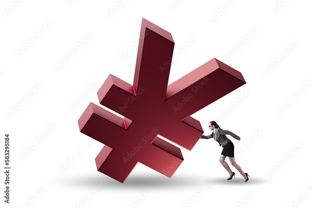 Obraz premium Foreign currency concept in business