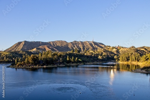 Taking an evening walk around the Hollywood Reservoir, nestled in the Hollywood Hills, a serene oasis just minutes from the hustle and bustle of Hollywood