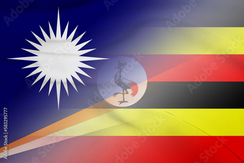 Marshall Islands and Uganda government flag transborder contract UGA MHL