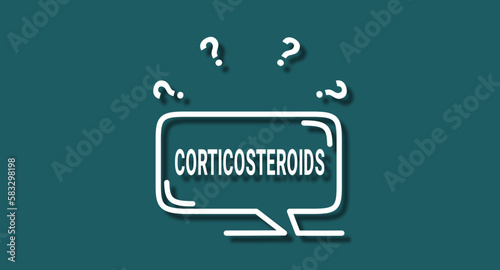 Corticosteroids - steroid hormones with various medical uses. photo