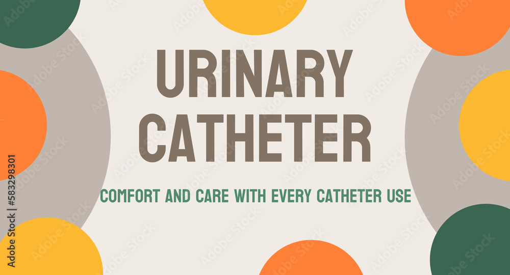 Urinary Catheter Medical device for draining urine from the bladder. Stock Vector Adobe Stock