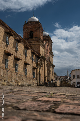 Church of Mongui, Boyacá, Colombia photo