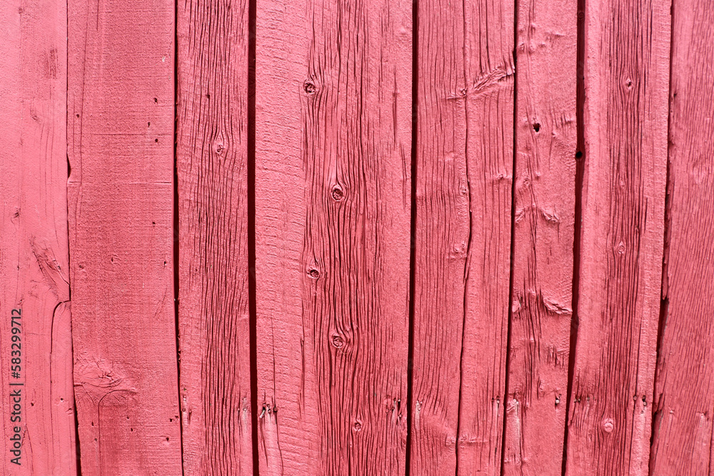 red wooden wall