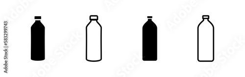 Bottle icon vector for web and mobile app. bottle sign and symbol