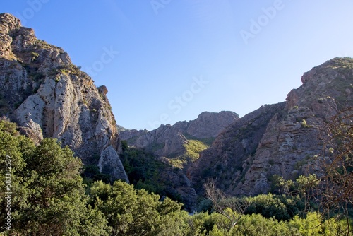 On a warm Sunday, we went to Malibu Creek State Park, nestled in the Santa Monica Mountains just over a ridge from the Pacific Ocean near Calabasas