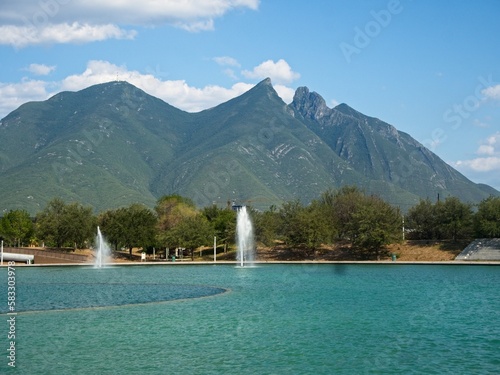 Enjoying a very hot and humid day walking along the Canal de Santa Lucía and the Parque Fundidora (Foundry Park) photo