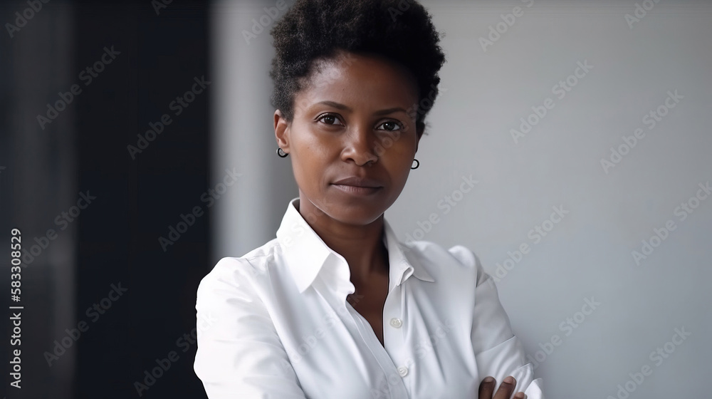 portrait of a businesswoman. generative AI portrait of a businesswoman. generative AI