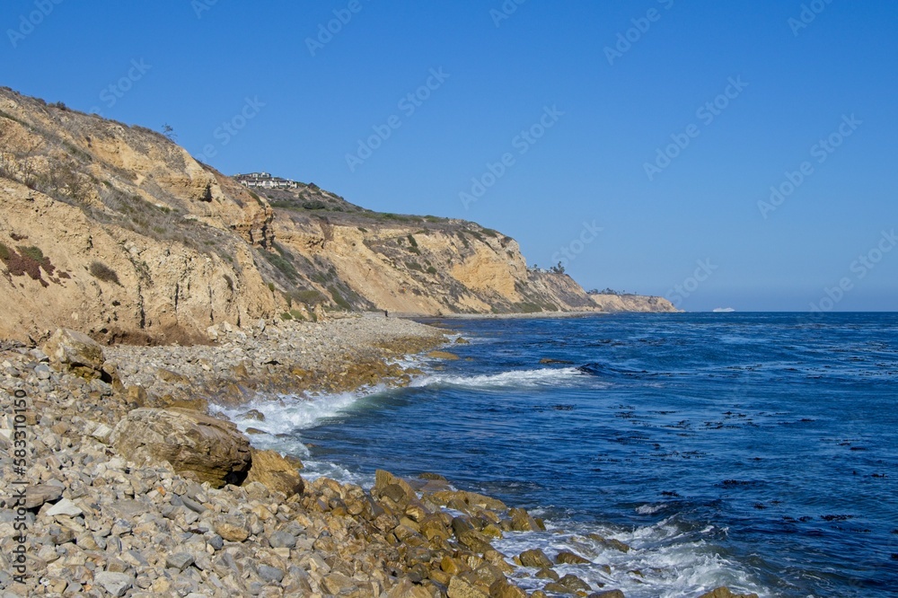 Hiking along the Pacific Coastline of the Palos Verdes Peninsula in south Los Angeles County Hiking along the Pacific Coastline of the Palos Verdes Peninsula in south Los Angeles County