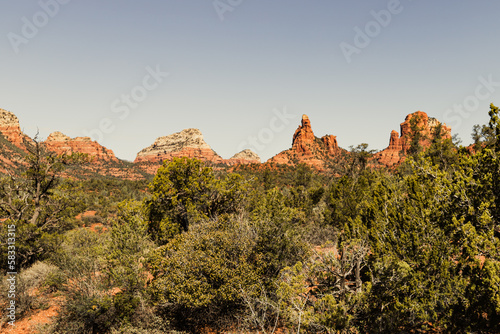 Red rock desertmountains photo