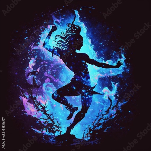 silhouette of a dancing person © Limon