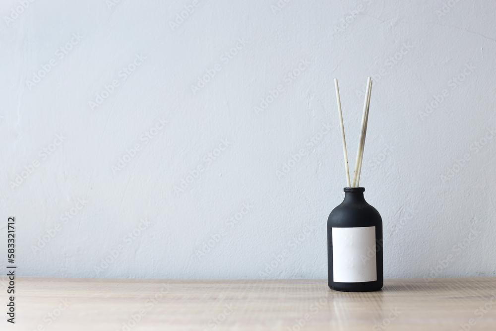 Vase flower on empty wall background Vase flower on empty wall background