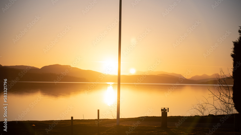 Great sunset view of the lakeside day. texture Great sunset view of the lakeside day. texture
