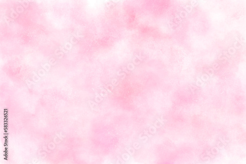 水彩テクスチャーのピンクのグラデーション背景