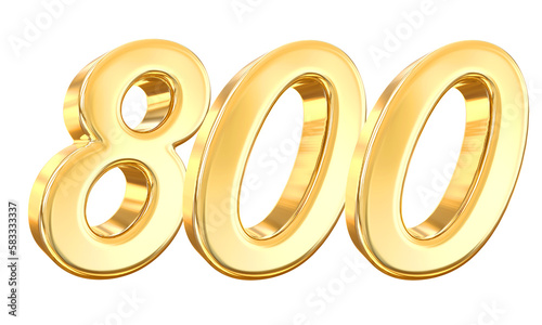 800 Golden Number 