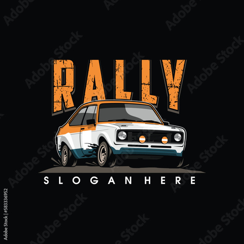 rally car rally car design rally car vector illustration of a car
