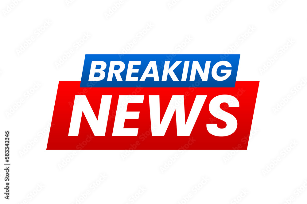 Breaking news template blue and red transparent Breaking news template blue and red transparent