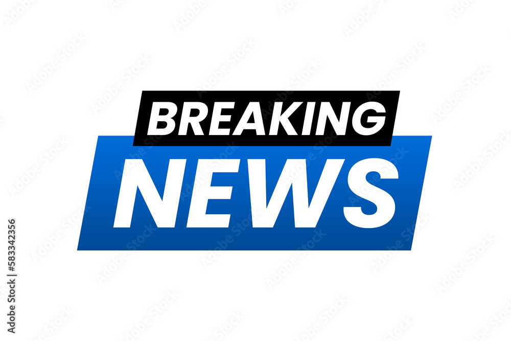 Breaking news transparent template blue and black Breaking news transparent template blue and black