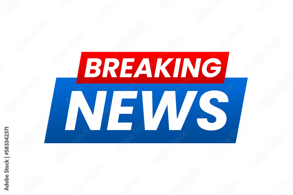 Breaking news template blue and red transparent Breaking news template blue and red transparent