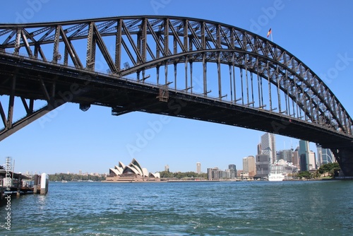 Sydney Harbour Bridge, Sydney Harbour, Australia.
