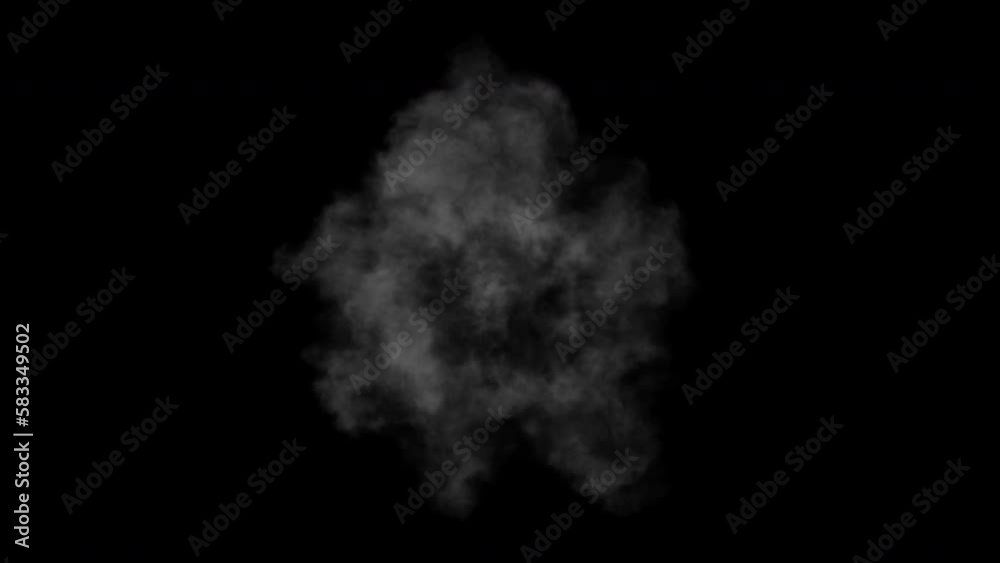 Abstract Smoke on alpha channel Abstract Smoke on alpha channel