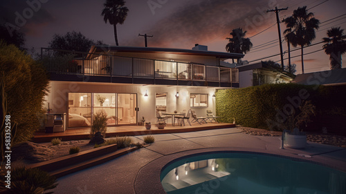 Palm Springs Mid-Century Modern Home © Jayson Hawley