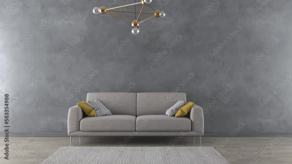 white sofa in a room