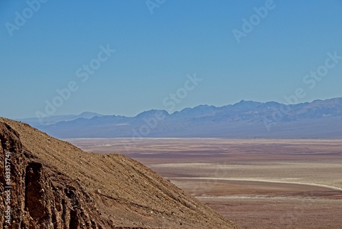 Looking over arid Death Valley from the Natural Bridge trail.