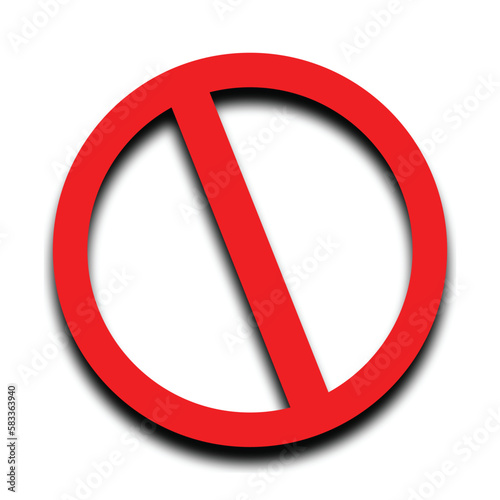 no sign