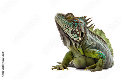 iguana isolated on white background © STOCK PHOTO 4 U
