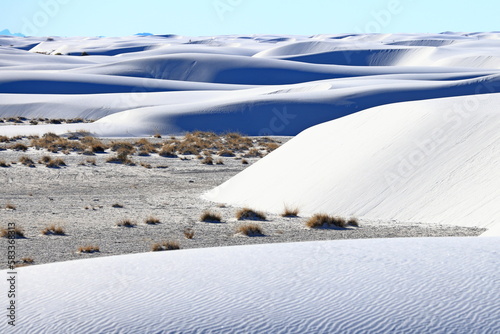White Sands National Park in New Mexico, USA photo