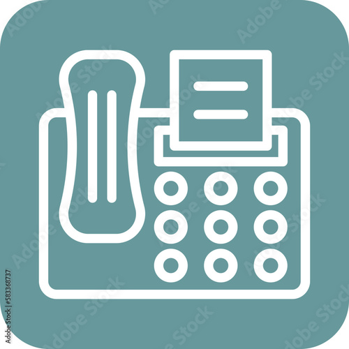 Vector Design Fax Icon Style