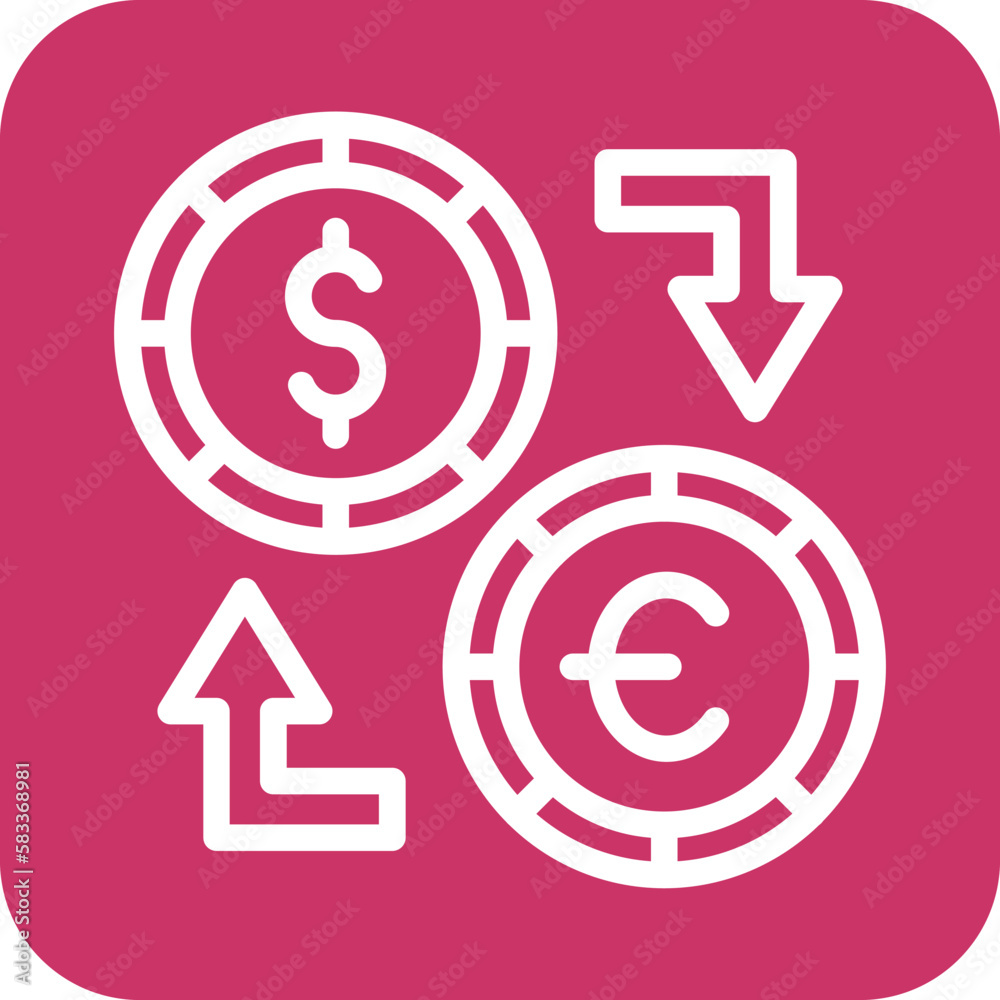Vector Design Money Exchange Icon Style Vector Design Money Exchange Icon Style