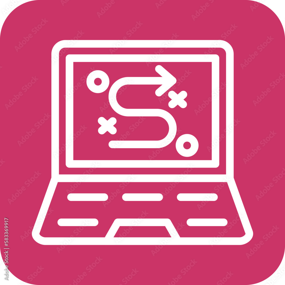 Vector Design Digital Strategy Icon Style