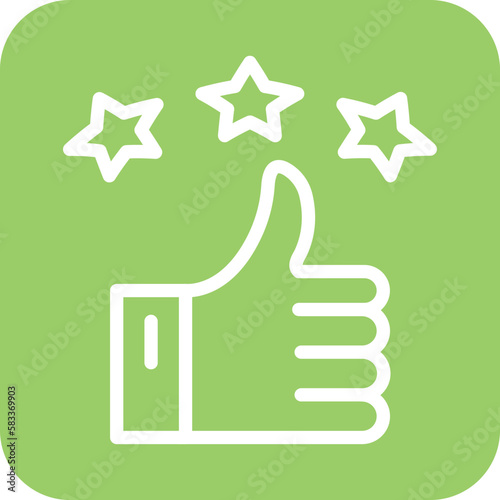 Vector Design Satisfaction Icon Style