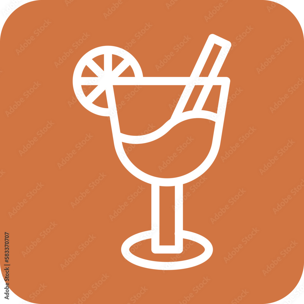 Vector Design Mulled Wine Icon Style Vector Design Mulled Wine Icon Style