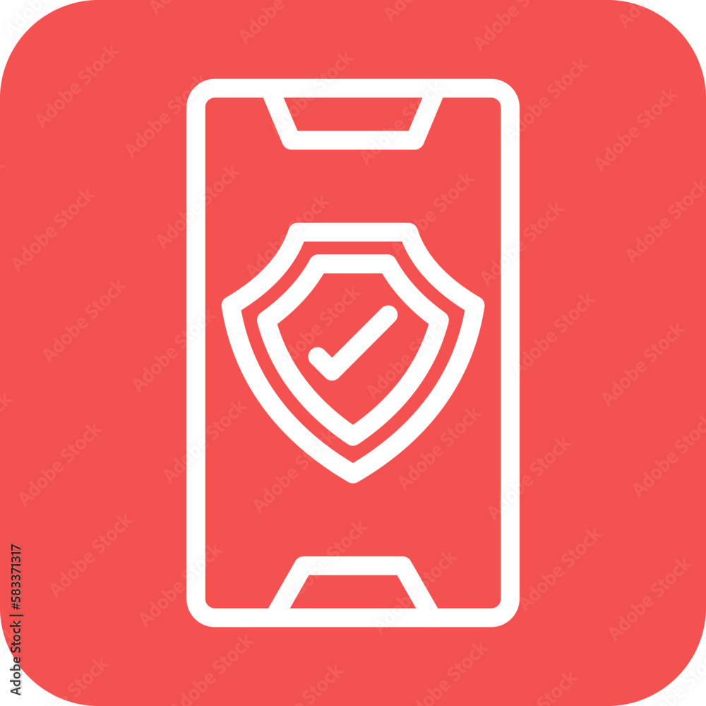 Vector Design Mobile Security Icon Style Vector Design Mobile Security Icon Style