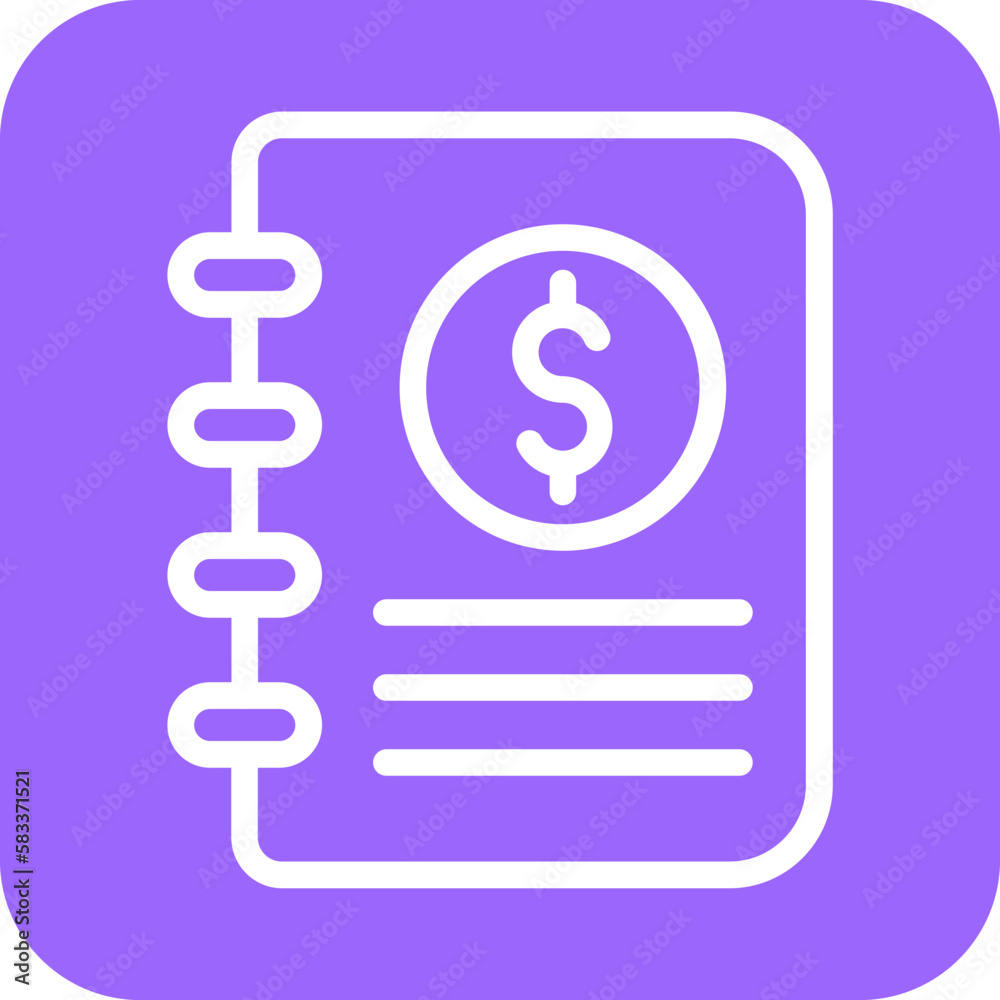 Vector Design Accounting Book Icon Style Vector Design Accounting Book Icon Style
