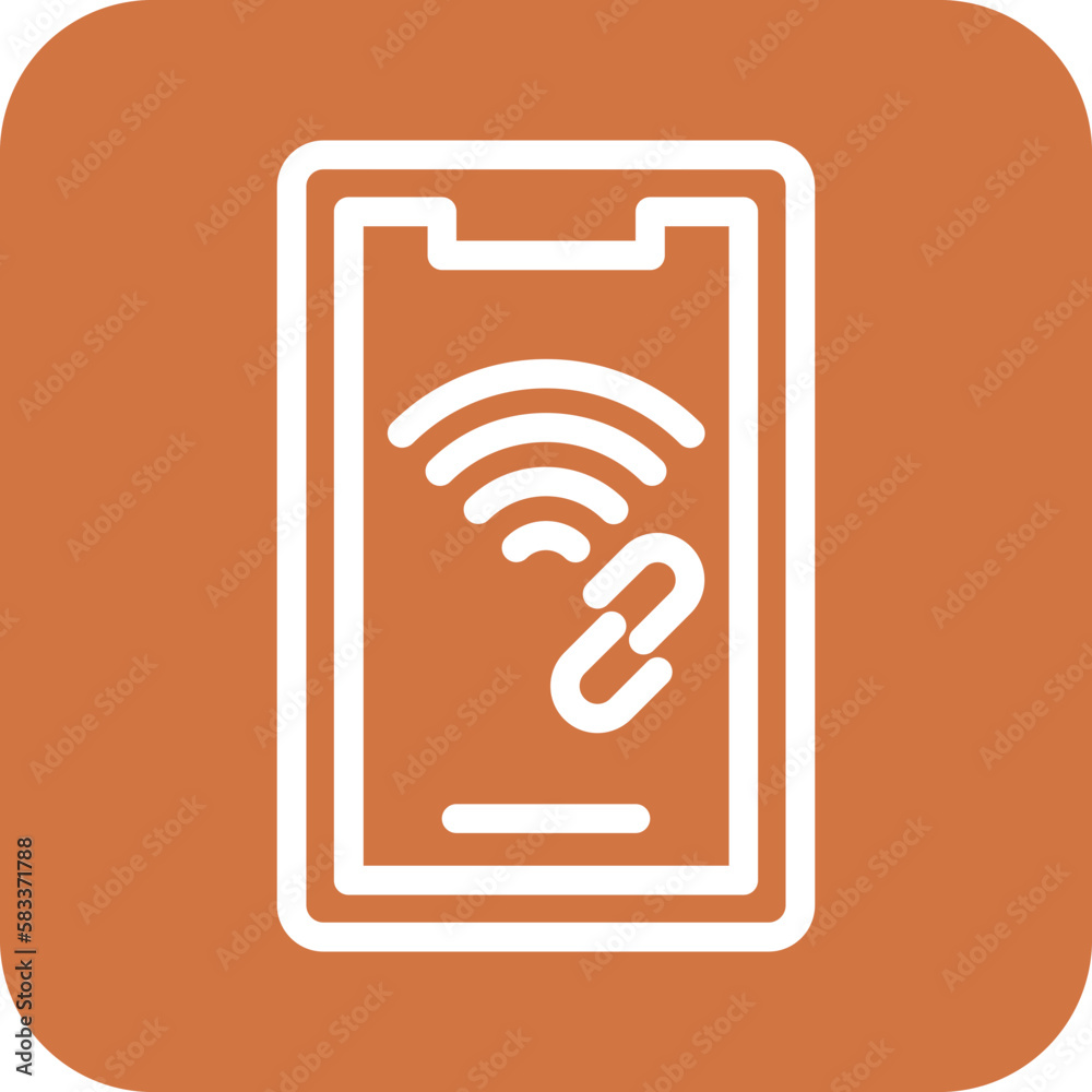 Vector Design Mobile Hotspot Icon Style Vector Design Mobile Hotspot Icon Style