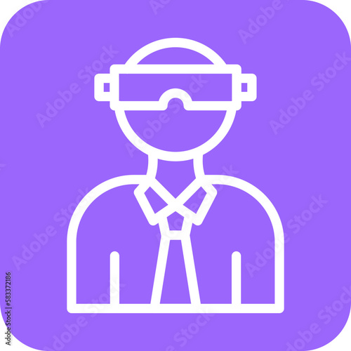 Vector Design Virtual Reality Icon Style
