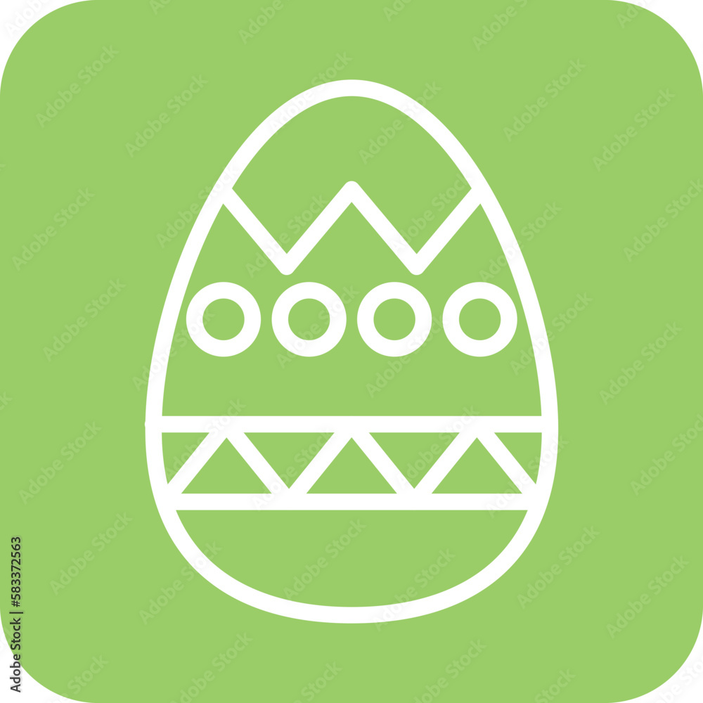 Vector Design Easter Egg Icon Style Vector Design Easter Egg Icon Style