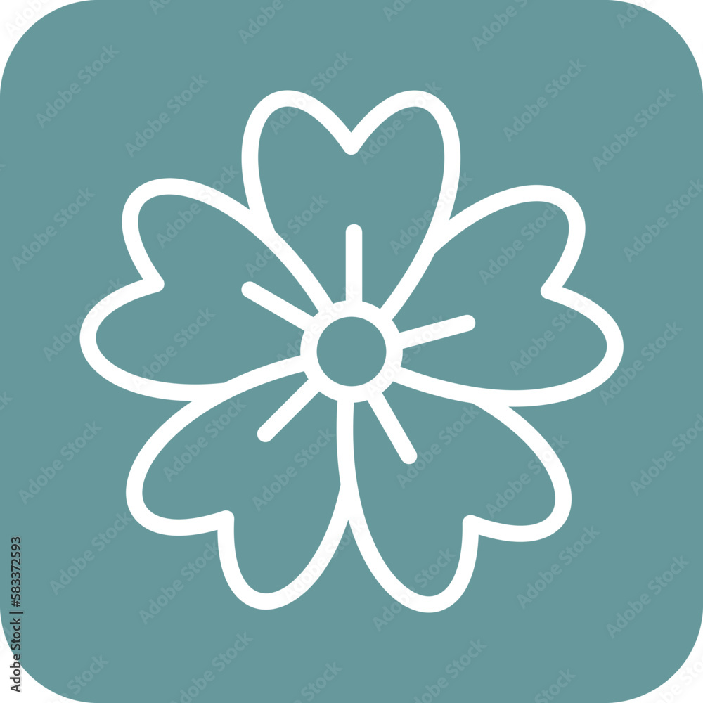 Vector Design Cherry Blossom Icon Style