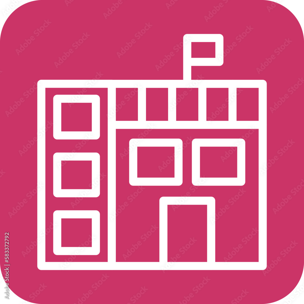 Vector Design Embassy Icon Style