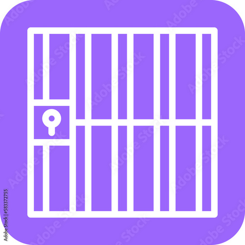 Vector Design Jail Icon Style