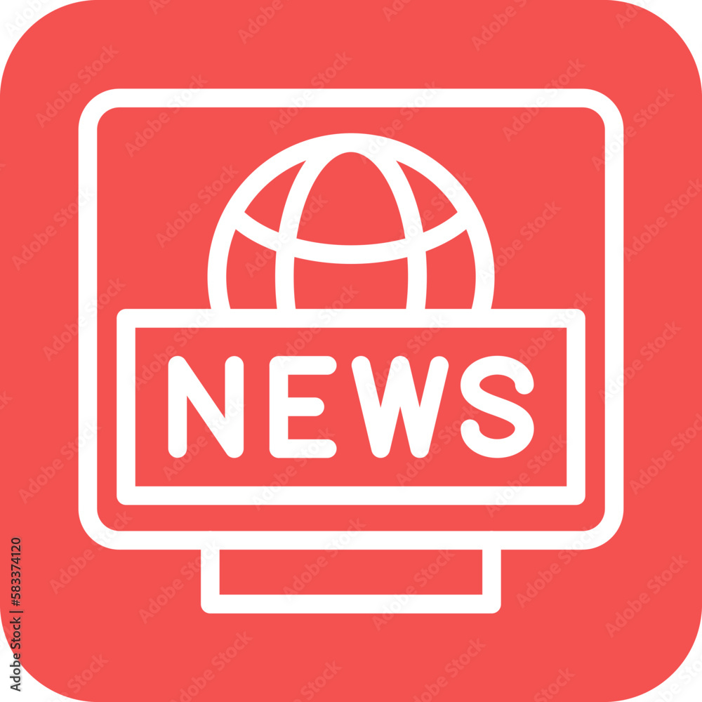 Vector Design Breaking News Icon Style Vector Design Breaking News Icon Style