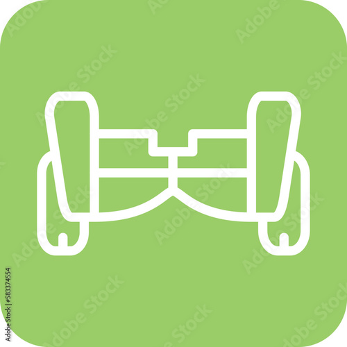 Vector Design Hoverboard Icon Style