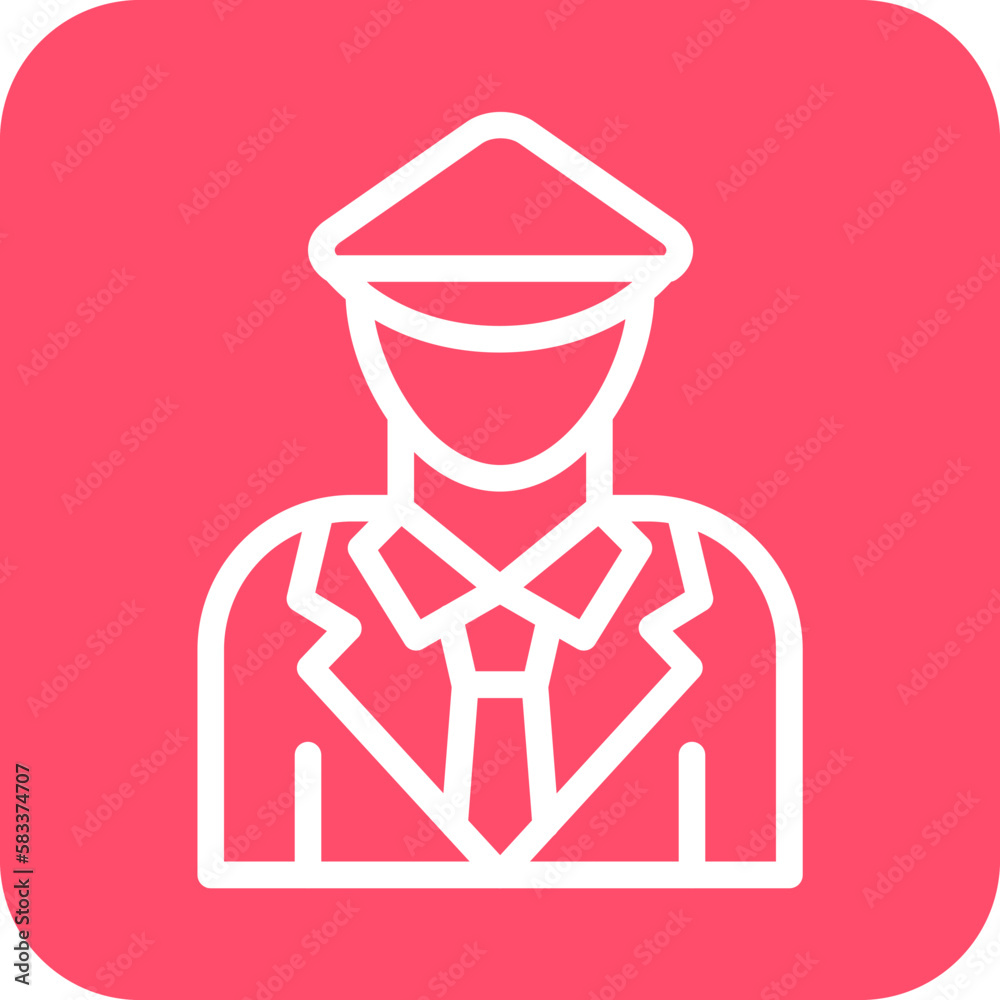 Vector Design Pilot Icon Style Vector Design Pilot Icon Style
