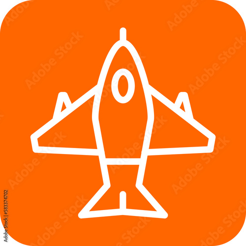 Vector Design Jet Icon Style