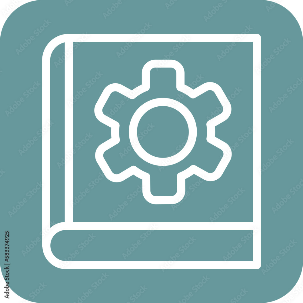 Vector Design Management Learning Icon Style Vector Design Management Learning Icon Style