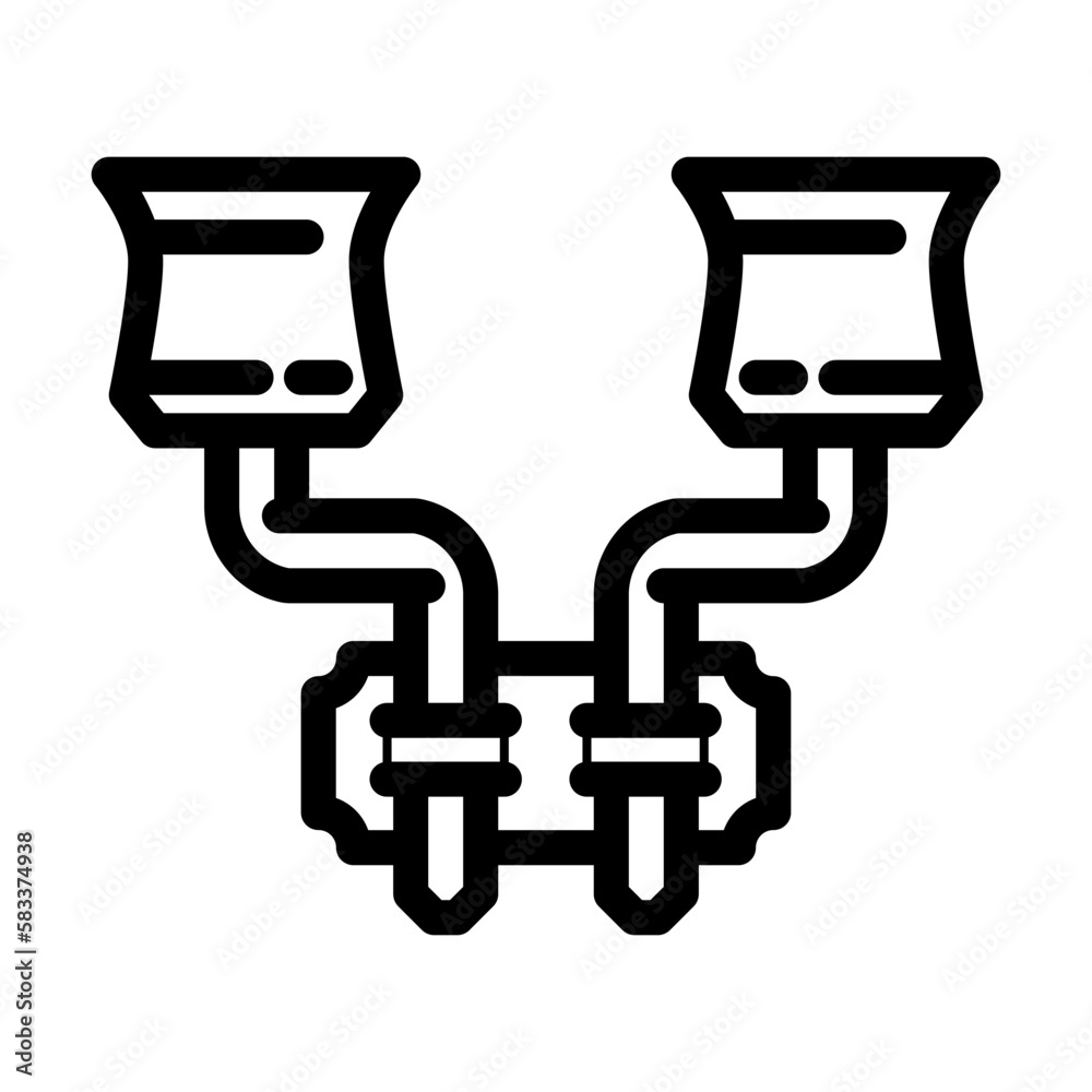 wall sconces bedroom interior line icon vector illustration wall sconces bedroom interior line icon vector illustration